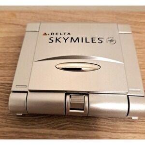 World Time Travel Calculator World Clock Calendar Alarm Delta Sky Miles NIB